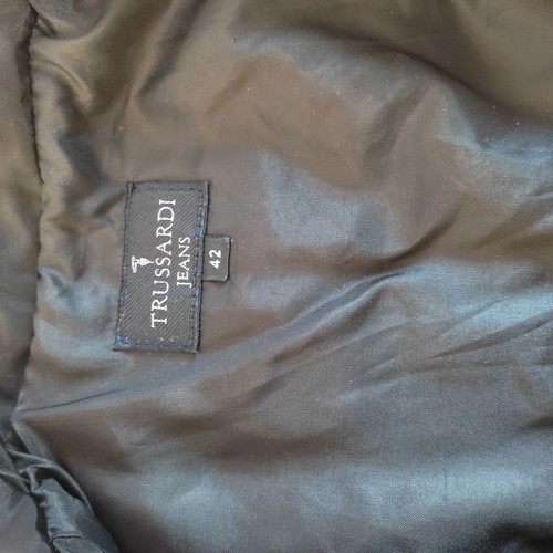 Trussardi black women's jacket used, size 42/M