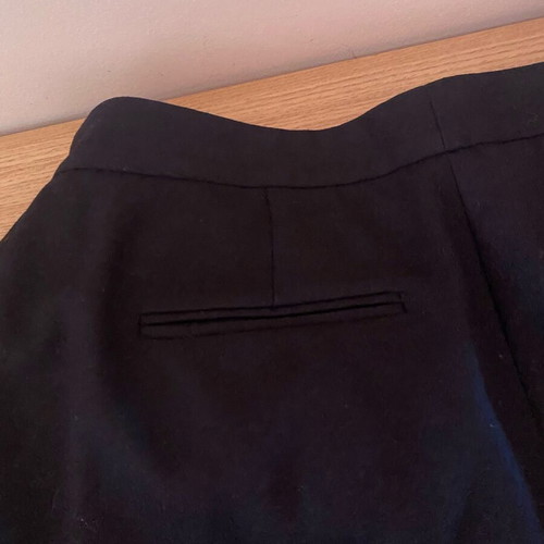 Catherine Malandrino trousers black wool, like new, size XS