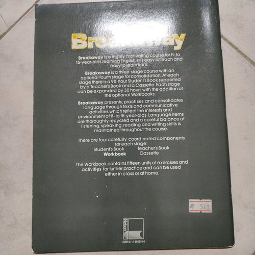 Breakaway Workbook Four like new, English