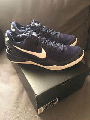 Nike Kobe 8 Midnight Navy new athletic shoes size 47.5