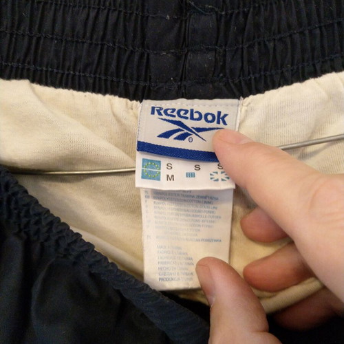 Reebok men's swim shorts medium used with cotton lining and pockets