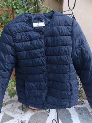 H&M Quilted Kids Jacket Blue Like New, Age 12-13