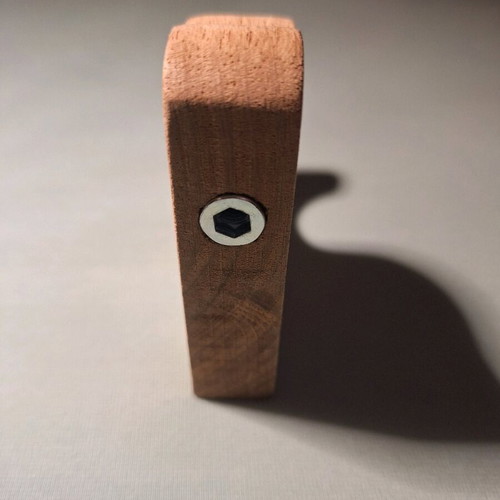 Wooden animal-shaped wall hooks new, elephant and rhinoceros