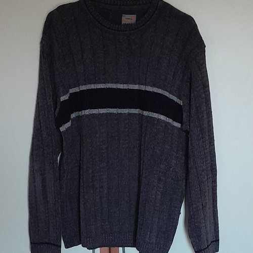 Apollon cardigan and sweater like new, size L, blue multicolor