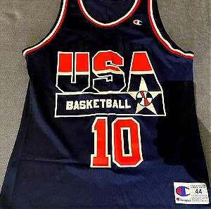 USA DREAM TEAM REGGIE MILLER JERSEY USED AND SEATTLE SUPERSONICS NBA LEWIS JERSEY !!