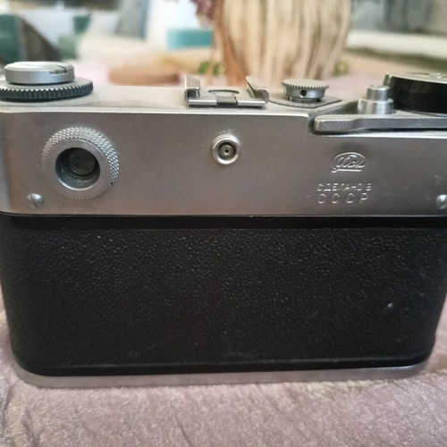 Vintage FED-5B camera with leather case