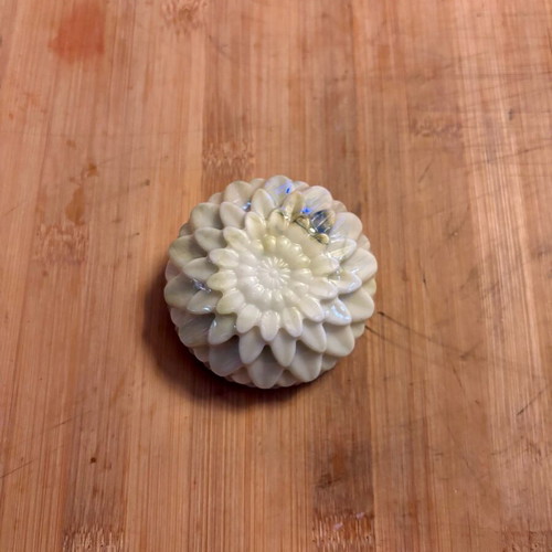 Cherry Blossom Glow soap with shea butter and natural loofah new