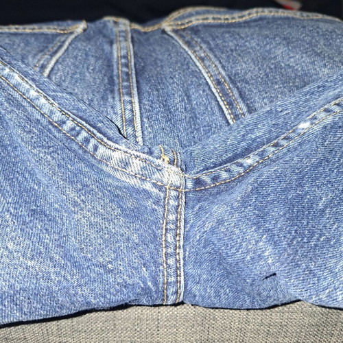 Zara Blue Denim Cut-Off Shorts Like New, Size EU 46