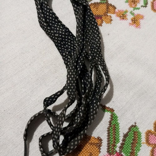Shoelaces used, several pieces