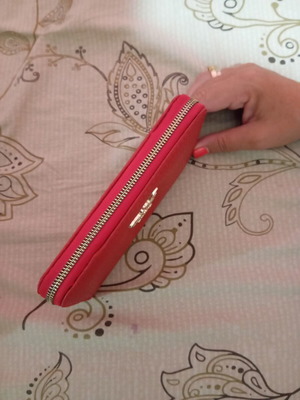 Wallet almost like new, red