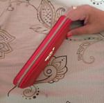 Wallet almost like new, red