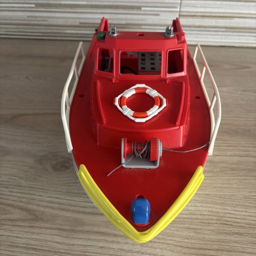 Playmobil Action Heroes Fire Rescue Boat used, for ages 4+ #71598