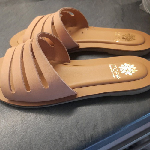 Utopia sandals new, beige, size 37