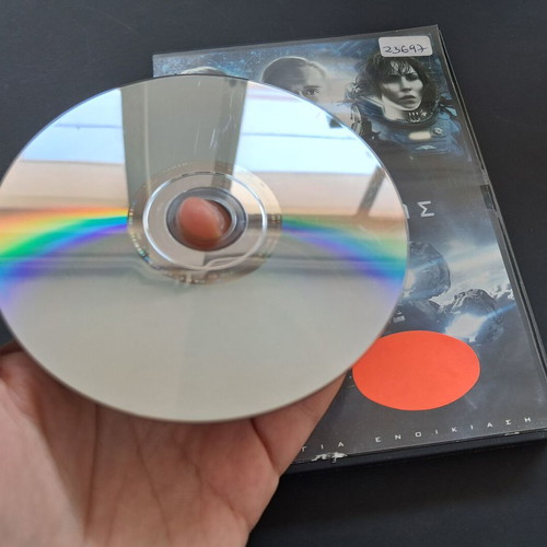 Prometheus DVD used, rental edition with Greek subtitles