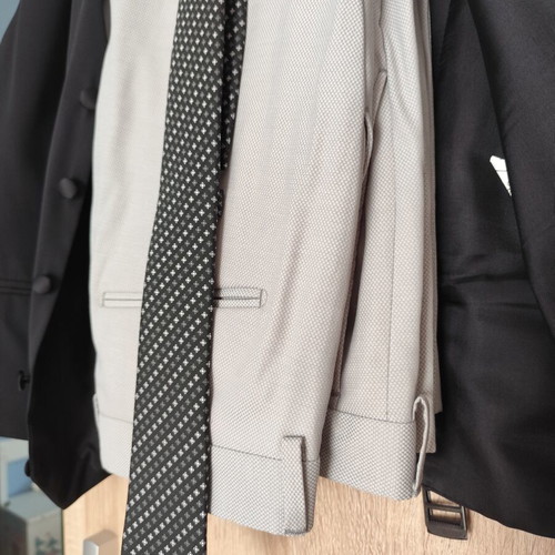 Artisti Italiani wedding suit like new, light gray slim fit, size 54/48