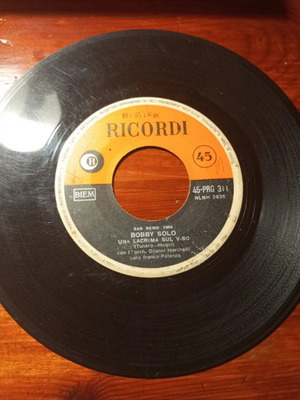 San Remo 1964 45rpm record used, no cover