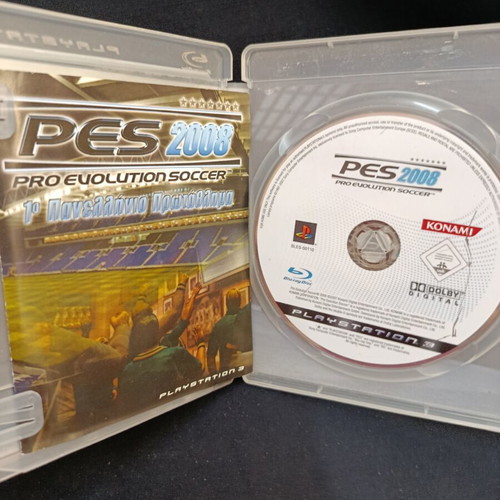 PES 2008 PlayStation 3 game used, with case, no manual