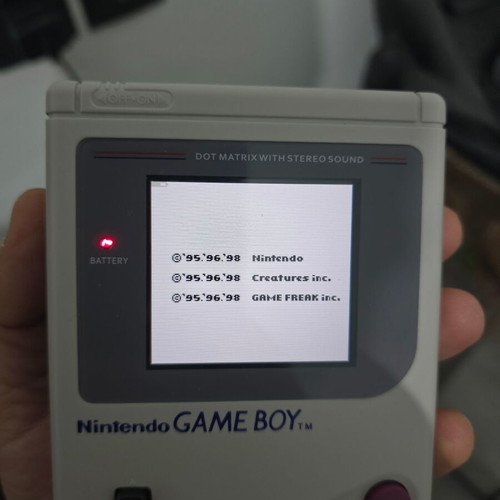 Gameboy DMG με οθόνη IPS και μπαταρία 2000 mAh καινούργιο