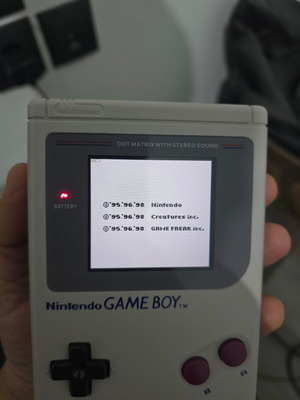 Gameboy DMG με οθόνη IPS και μπαταρία 2000 mAh καινούργιο