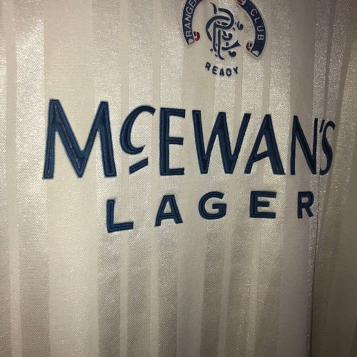 Vintage Rangers Fc 1992-94 Large Adidas jersey used