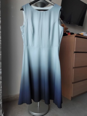 Class International summer dress XL like new, blue turquoise
