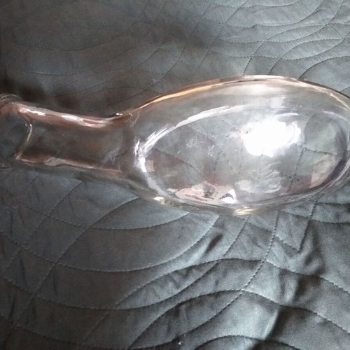 Glass male urinal (duck) like new, very old/antique