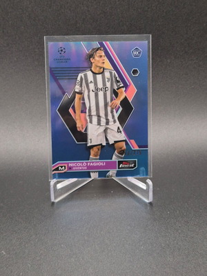 Nicolo Fagioli 2022 Finest UEFA Club Competitions #84 Rookie RC used