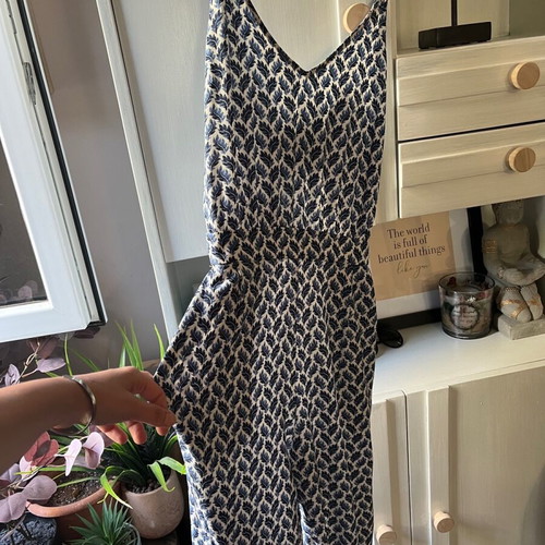 One-piece jumpsuit like new, size S-M with adjustable straps