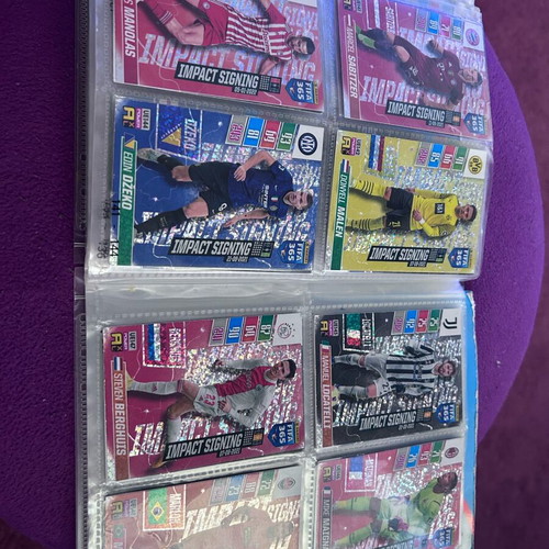 Panini FIFA 365 2022 album used, Adrenalyn XL update edition
