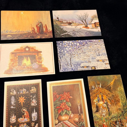 Set of 7 VDMFK Christmas cards like new