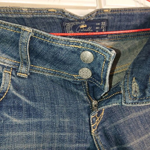 Bershka jeans pants size 32 like new, blue