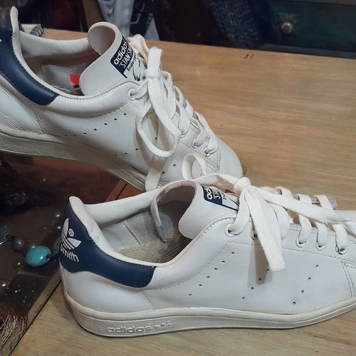 Adidas Stan Smith sneakers used, genuine leather, size 36.5-37