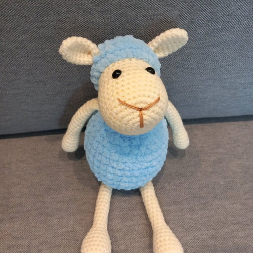 Amigurumi sheep doll new, handmade knitted 27 cm