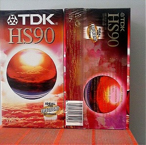 Βιντεοκασέτα (videotape) VHS 90 HS/HG TDK