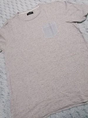 Zara tshirt γκρι με τσέπη μέγεθος M μεταχειρισμένο