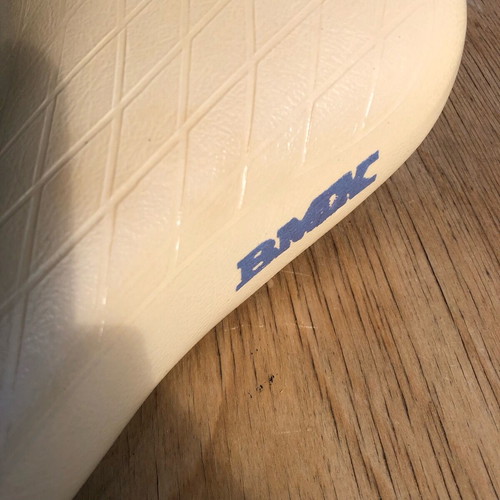 BMX Bicycle Saddle Cream Vintage New