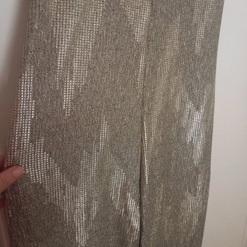 Lynne gold one-piece jumpsuit size 40 like new