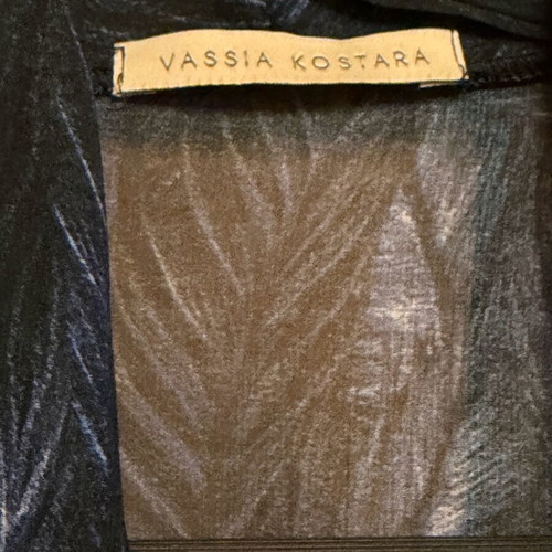 Vassia Kostara jacket and pants set new, blue, one size