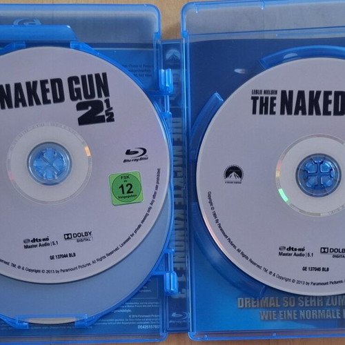 The Naked Gun Trilogy Blu-ray set like new, comedy crime