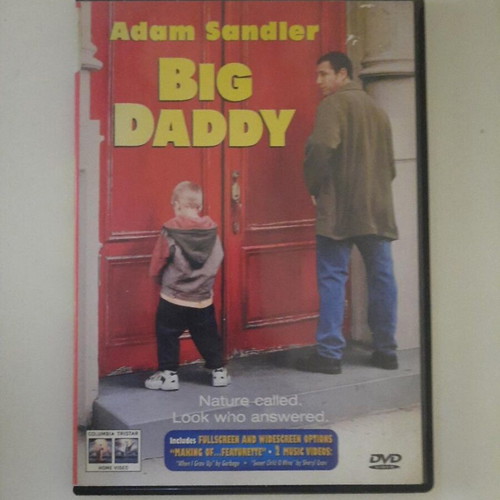 Big Daddy DVD with Greek subtitles, Adam Sandler comedy
