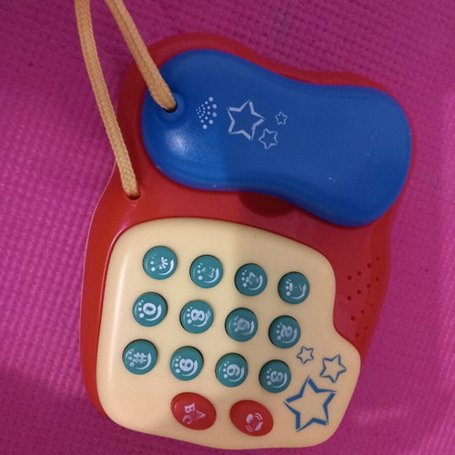 Children's toy phone used with sounds