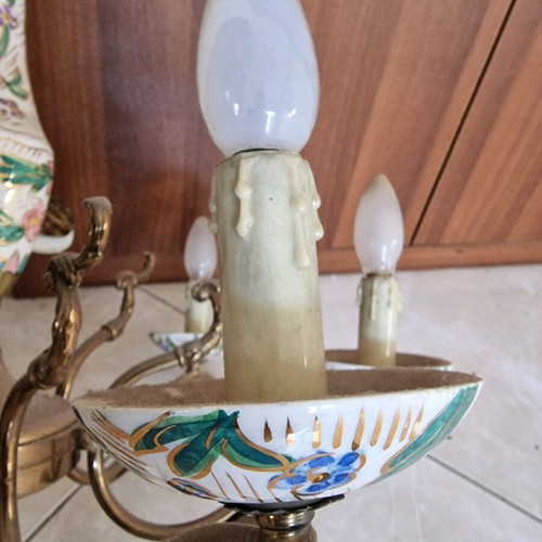 Ceiling light old classic porcelain used with 6 lights