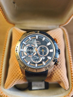 Slazenger SL.27.1335.2.02 wristwatch men's new with orange details