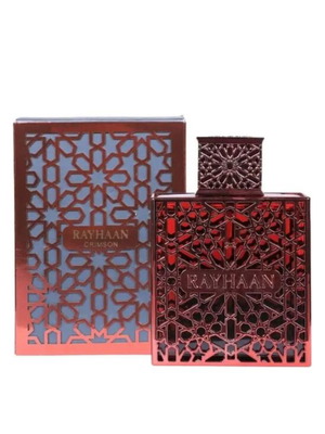 Rayhaan Crimson Eau de Parfum 100ml, men's spicy warm fragrance