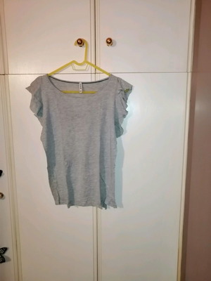 T-shirt Stradivarius gray, size S