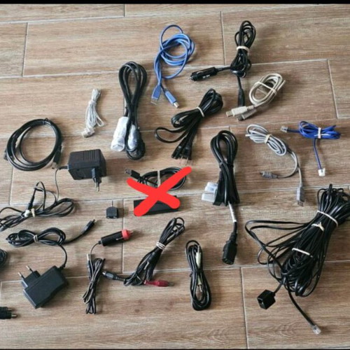 Used cables, bundle