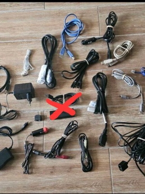 Used cables, bundle