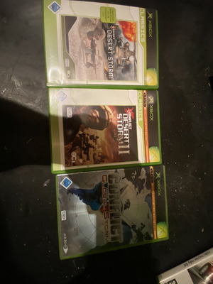 Conflict Desert Storm 1 and 2, Global Storm Xbox games