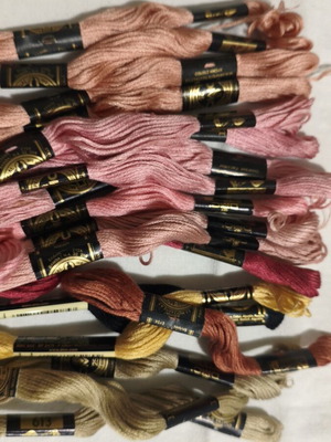 DMC Mouline embroidery thread pack of 18 new