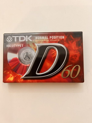 TDK D60 audio cassette new